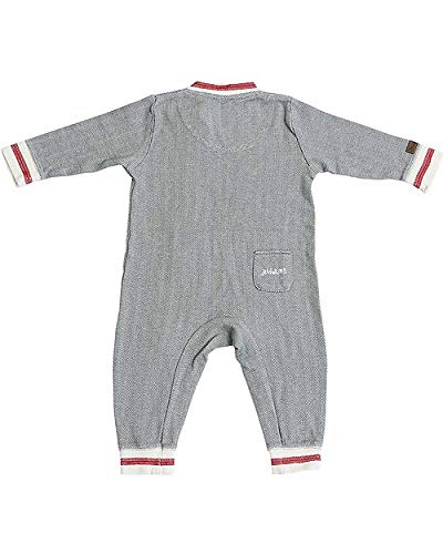 Juddlies - Organic Cottage Sleeper - Driftwood Grey - Large - 12-18m - Bedtime | Sleep | Nursery | Crib | Warm | Soft | Cotton