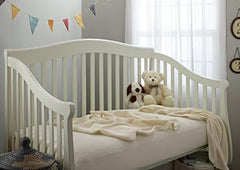 American Baby Company 100% Cotton Jersey Knit Fitted Crib Sheet for Standard Crib and Toddler Mattresses, Ecru, for Boys and Girls