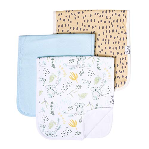 Copper Pearl Baby Burp Cloth Large 21''X10'' Size Premium Absorbent Triple Layer 3 Pack Gift Set Aussie, 0.10 gram (X002HRDNBD)