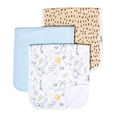 Copper Pearl Baby Burp Cloth Large 21''X10'' Size Premium Absorbent Triple Layer 3 Pack Gift Set Aussie, 0.10 gram (X002HRDNBD)
