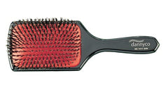 Dannyco Professional Large Rectangular Cushion Brush with Boar Bristles, 1 Count
