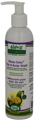 Aleva Naturals Sleep Easy Hair and Body Wash for Babies & Toddlers, Gentle on Eyes, Lavender, 8 Fl Oz