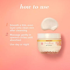 Burt's Bees Truly Glowing Replenishing Gel Face Cream, Face Moisturizer for Normal and Combination Skin, 99% Natural Origin, Developed with Dermatologists, 51g