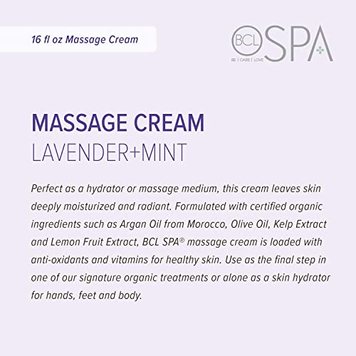 Bio Creative Lab Spa Massage Cream, Lavender, 16 Ounce