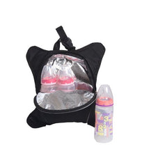 Obersee Innsbruck Diaper Bag Tote with Detachable Cooler, Black/Green