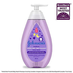 Johnson's Baby bedtime bubble bath, baby wash and cleanser, 400ml