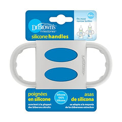 Dr. Brown's Milestones Silicone Handles for Standard Narrow Bottles Grey