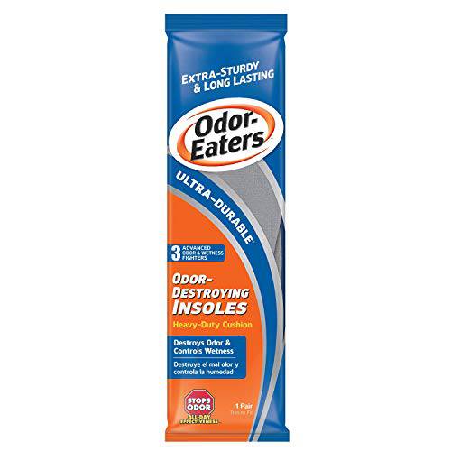Odor-Eaters Ultra Durable, Heavy Duty Cushioning Insoles, 1 pair