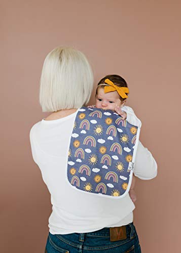 Copper Pearl Baby Burp Cloth Large 21''x10'' Size Premium Absorbent Triple Layer 3-Pack Gift Set "Hope", 245 grams