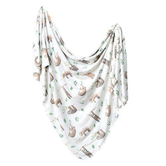 Copper Pearl Large Premium Knit Baby Swaddle Receiving Blanket"Noah", 9.6 Ounces