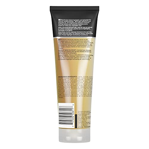 John Frieda Highlight Activating Brightening Shampoo for Blondes, 250 mL (Packaging May Vary)