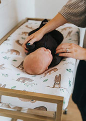 Copper Pearl Premium Knit Diaper Changing Pad Cover"Noah"