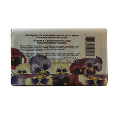 Nesti Dante Dei Colli Fiorentini Italian Triple-Milled Bar Soap, Violetta (Violet), 250 Grams