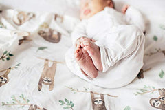 Copper Pearl Large Premium Knit Baby Swaddle Receiving Blanket"Noah", 9.6 Ounces