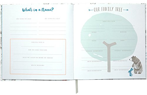 C.R. Gibson Little Man Perfect-Bound Memory Book for Newborn and Baby Boys, 9.5" x 10"