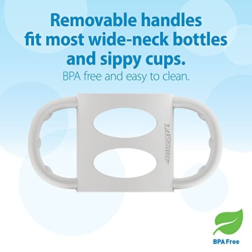 Dr. Brown's Milestones Silicone Handles for Standard Narrow Bottles Grey
