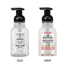 J.R. Watkins Grapefruit Foaming Hand Soap For Bathroom or Kitchen, Scented, USA Made And Cruelty Free, 266 Milliliters