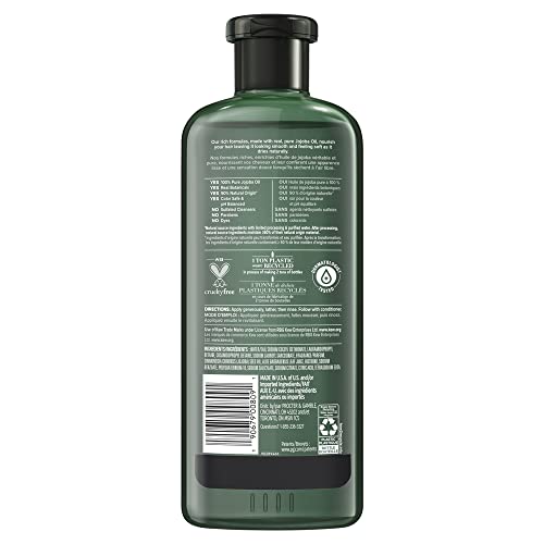 Herbal Essences Sulfate Free Jojoba Oil Shampoo, Smoothing Air Dry Shampoo for All Hair Types, 400mL
