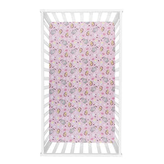 Jungle Flowers 2-Pack Microfiber Fitted Crib Sheet Set by Sammy & Lou®