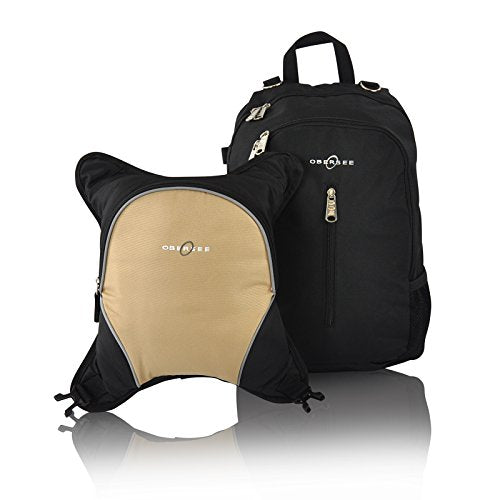 Obersee Rio Diaper Bag Backpack with Detachable Cooler