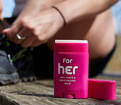 Body Glide For Her Moisturizing Anti Chafe Balm Stick (for Canadian Sale Only), 42g, Magenta