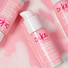 Cake Beauty Bubble Purifying Facial Mask – Vegan Skin Care - Aloe Vera & Willow Bark Exfoliating Bubble Face Mask for Glowing Skin – Cruelty Free Facial Skin Care Products for Skin Brightening