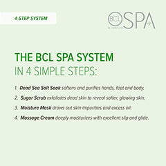 BCL Spa Lemongrass and Green Tea Massage Cream, 16 Ounce