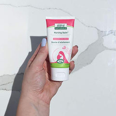 Aleva Naturals Hypoallergenic Nursing Balm Breastfeeding Nipple Cream for Mothers, Plant-Based Natural and Organic Formula, Sensitive Skin Friendly - 1.7 fl. oz / 50ml, Clear