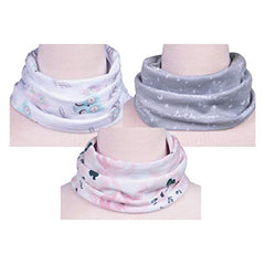 Trend Lab Owl & Flowers Jersey Bib Set, Infinity, (Pack of 3)