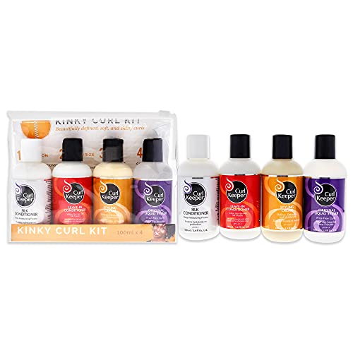 Curl Keeper Kinky Curl Kit Unisex 4 Pc Set