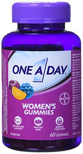 One A Day Women's Gummies Multivitamin, Specially Formulated with Vitamins and Minerals for Women, 60 Gummies