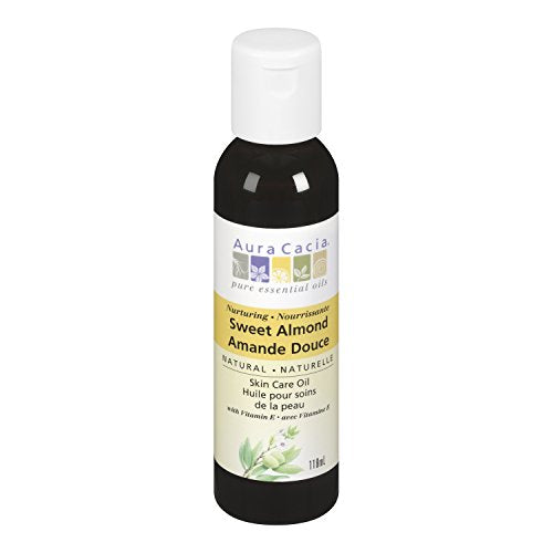 Aura Cacia Coop Sweet Almond Skin Care Oil, 118ml, 0.29 Pounds