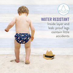Bambino Mio, reusable swim diaper, pelican pier, small (<6 months)