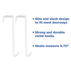 Delta Children 4 Pocket Over The Door Hanging Organizer, 2 Pack, Dove Grey