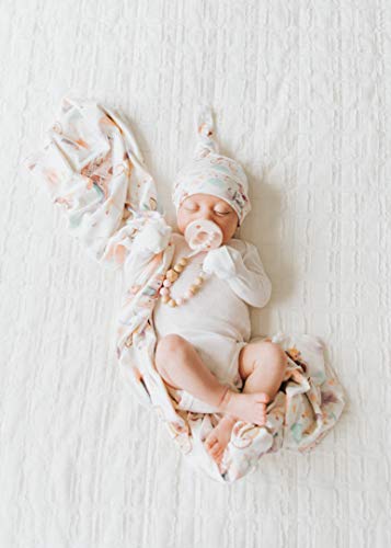 Copper Pearl Large Premium Knit Baby Swaddle Receiving Blanket"Enchanted" by Copper Pearl