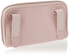 Itzy Ritzy Travel Wipes Case & Portable, On-The-Go Baby Wipes Holder Including Removable Clips for Car Visor Or Seat Back, Designed to Hold Packs of Up to 64 Wipes, Blush