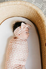 Copper Pearl Baby Stretchy Soft Knit Headband Bow Star