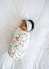 Copper Pearl Baby Stretchy Soft Knit Headband Leilani, 0.10 gram