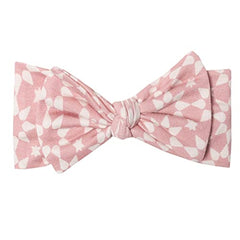 Copper Pearl Baby Stretchy Soft Knit Headband Bow Star