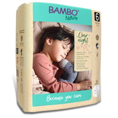 Bambo Nature Overnight Baby Diapers (Sizes 3 TO 6), Size 6, 20 Count