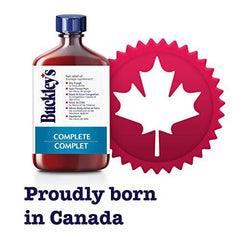 Buckley's Complete Syrup for Cough, Cold & Flu Relief, 250 mL (Packaging May Vary)