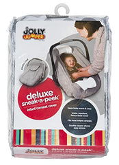 Jolly Jumper Deluxe Sneak-A-Peek - Grey Chevron