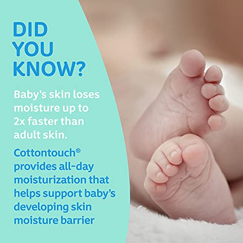 Johnson's Baby newborn face and body lotion, cotton touch cream, 400ml