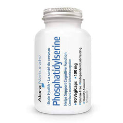 Alora Naturals - Phosphatidylserine 100 mg - an essential fatty acid that helps improve memory and cognitive function - 90 Vegetarian Capsules
