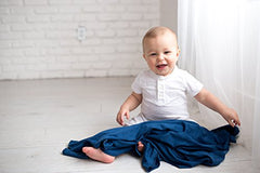 Copper Pearl Large Premium Knit Baby Swaddle Receiving Blanket River, 9.6 Ounces
