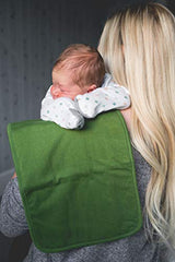 Copper Pearl Baby Burp Cloth Large 21''x10'' Size Premium Absorbent Triple Layer 3-Pack Gift Set "Ridge" - Small (X0025808AN)