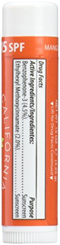 California Mango Lip Balm Spf 15 Oz (4.25 G), 0.15 ounces