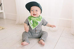 Copper Pearl Baby Bandana Drool Bibs 4 Pack Gift Set for Boys or Girls "Noah Set" by Copper Pearl