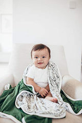Copper Pearl Large Premium Knit Baby 3 Layer Stretchy Quilt Blanket"Alta" by Copper Pearl