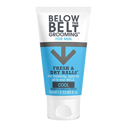 Below the Belt Jock Itch Cream – Men’s Groin Deodorant Applies as a Soothing Gel and Dries as Cooling Powder – Anti Ball Sweat for All Day Comfort